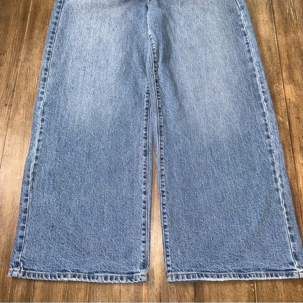 Habitual Easton Wide Leg High Rise Crop Jeans Size 8/29 braid - Picture 8 of 12